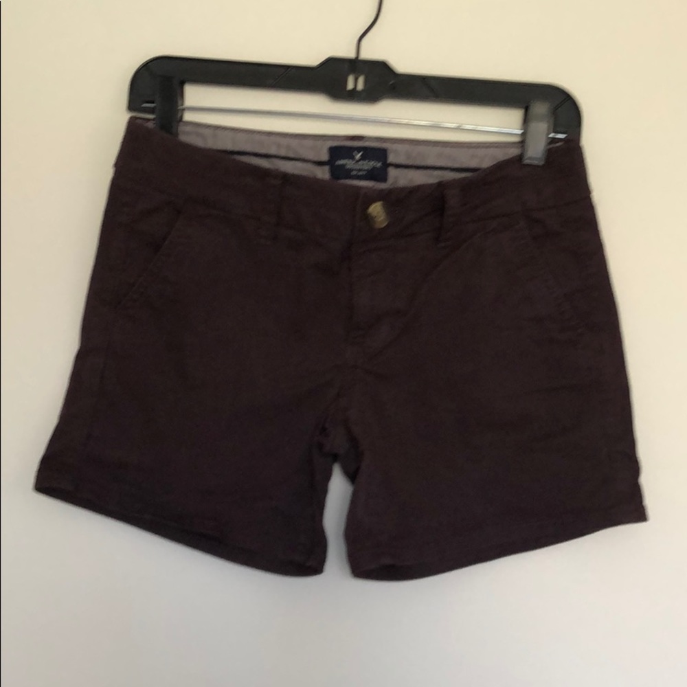 AEO wine shorts